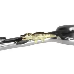 Фото Украшение для ножниц на магните - Золотой Крокодил - 4