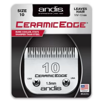 Характеристики Ножевой блок ANDIS Ceramic Edge #10 (1,5 мм)