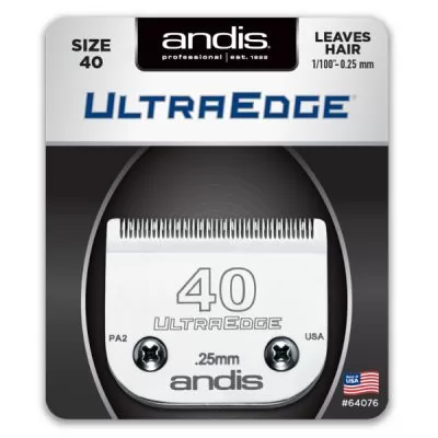 Технические данные Ножевой блок ANDIS ULTRAedge #40 (0,25 мм) 