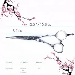 Фото Ножницы для стрижки Sway Japanese Takara размер 5,5 - 2
