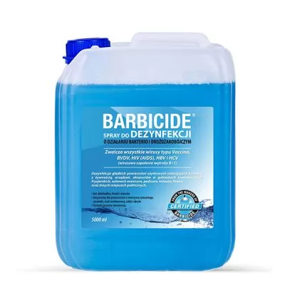Відгуки на Жидкость без запаха для дезинфекции поверхностей Barbicide Regular 5000 мл.