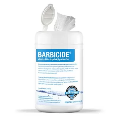 Відгуки на Салфетки для дезинфекции поверхностей Barbicide Wipes 120 шт.