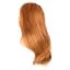 Маленькая болванка для причесок с штативом Ingrid натуральные волосы 35 см. - 2