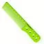 Зеленая расческа с ручкой и линейкой Y5 Exotic color line 17 см.