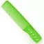 Зеленая расческа с ручкой и линейкой Y5 Exotic color line 18 см.