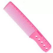 артикул: Y5-889 PIN Розовая расческа с ручкой и линейкой Y5 Exotic color line 18 см.
