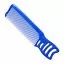 Синяя расческа со скошенными зубцами YS Park Barbering 185 мм. Серия YS 247