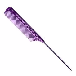 Фото Фиолетовый гребень с хвостиком YS Park 220 мм. Серия YS 102 - 1