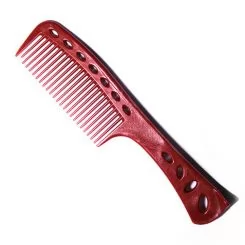 Фото Красная расческа для покраски волос YS Park Shampoo and Tint 225 мм. Серии YS 601 - 1