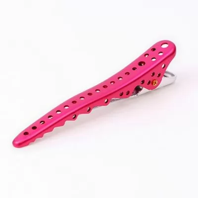 Розовый зажим для волос YS Park Shark Clip 106 мм.