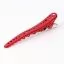 Красный зажим для волос YS Park Shark Clip 106 мм.