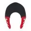 Воротник-утяжелитель для стрижки и покраски YS Park черный с красным
