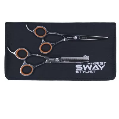 Отзывы на Комплект левосторонних парикмахерских ножниц Sway Grand 481 размер 5,5