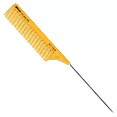 Сервіс Расческа с металлическим шпикулем Sway Yellow ion+ 003
