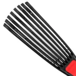 Фото Веерная щетка для укладки волос Vilins Professional Black and Red - 3