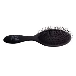 Фото Овальная массажная щетка для волос Vilins Professional Black - 1