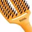 OG щетка для укладки Finger Brush Combo Medium Bloom Sunflover изогнутая комбинированная щетина - 4