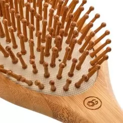 Фото Щетка массажная Bamboo Touch Detangle Massage M бамбуковая щетина - 4