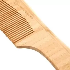 Фото Бамбуковая расческа Bamboo Touch Comb 2 с ручкой частозубая - 2