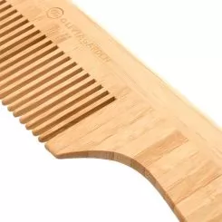 Фото Бамбуковий гребінець Bamboo Touch Comb 3 з ручкою рідкозубий - 2