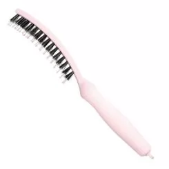 Фото Щітка для укладання Finger Brush Combo Pastel Pink Small комбінована щетина - 3