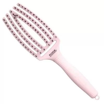 Сопутствующие товары к Щетка для укладки Olivia Garden Finger Brush Combo Pastel Pink Medium