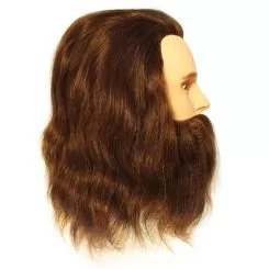 Фото Болванка муж. с бородой длина волос 30-35 см. плотн. 300/см без штатива (шт.) - 2